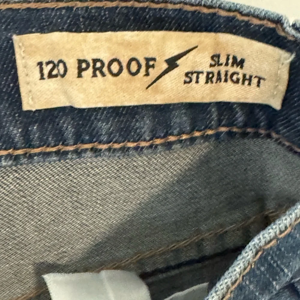 Moon Shine Spirit Blue Straight Leg Jeans with Medium Wash